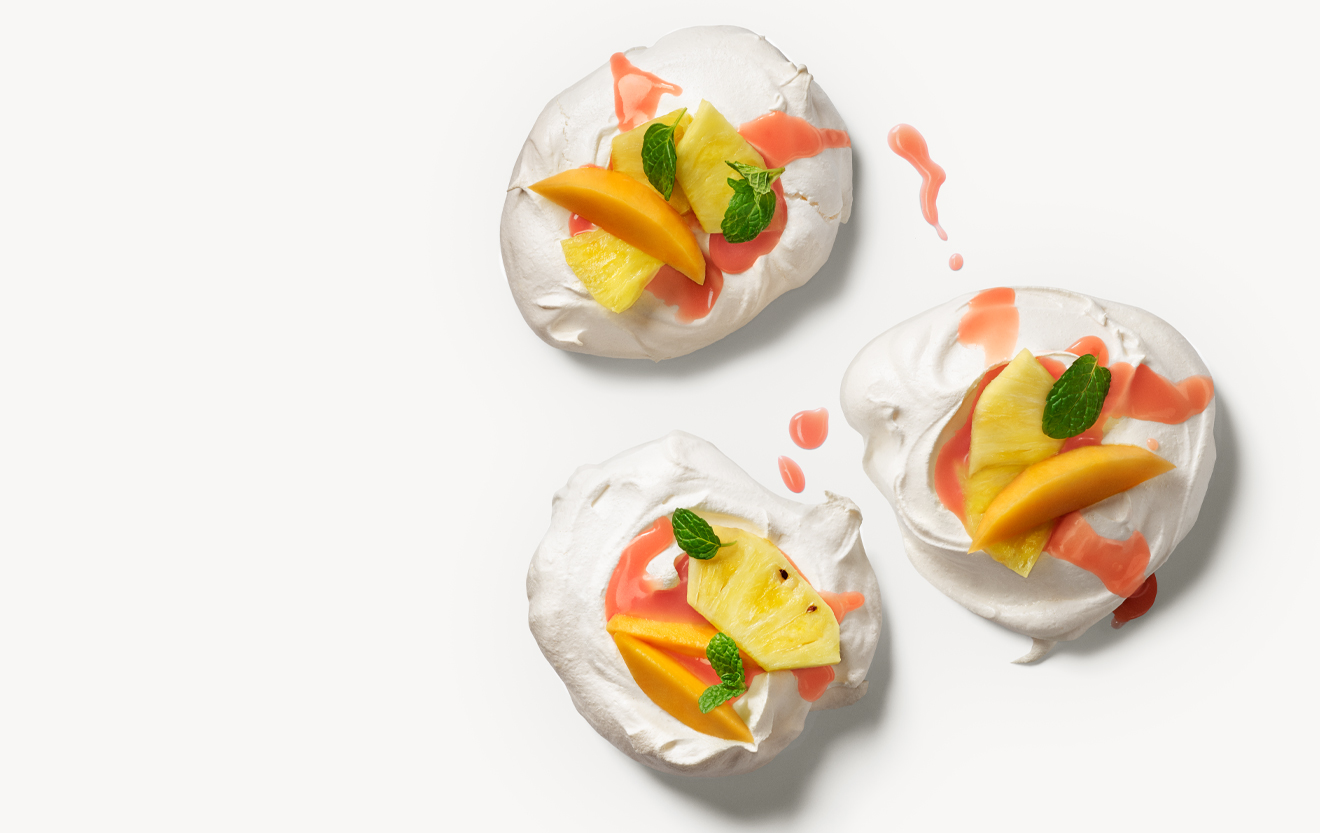Recipe: <!-- -->Mango-Pineapple Pavlovas<!-- --> | Whole Foods Market