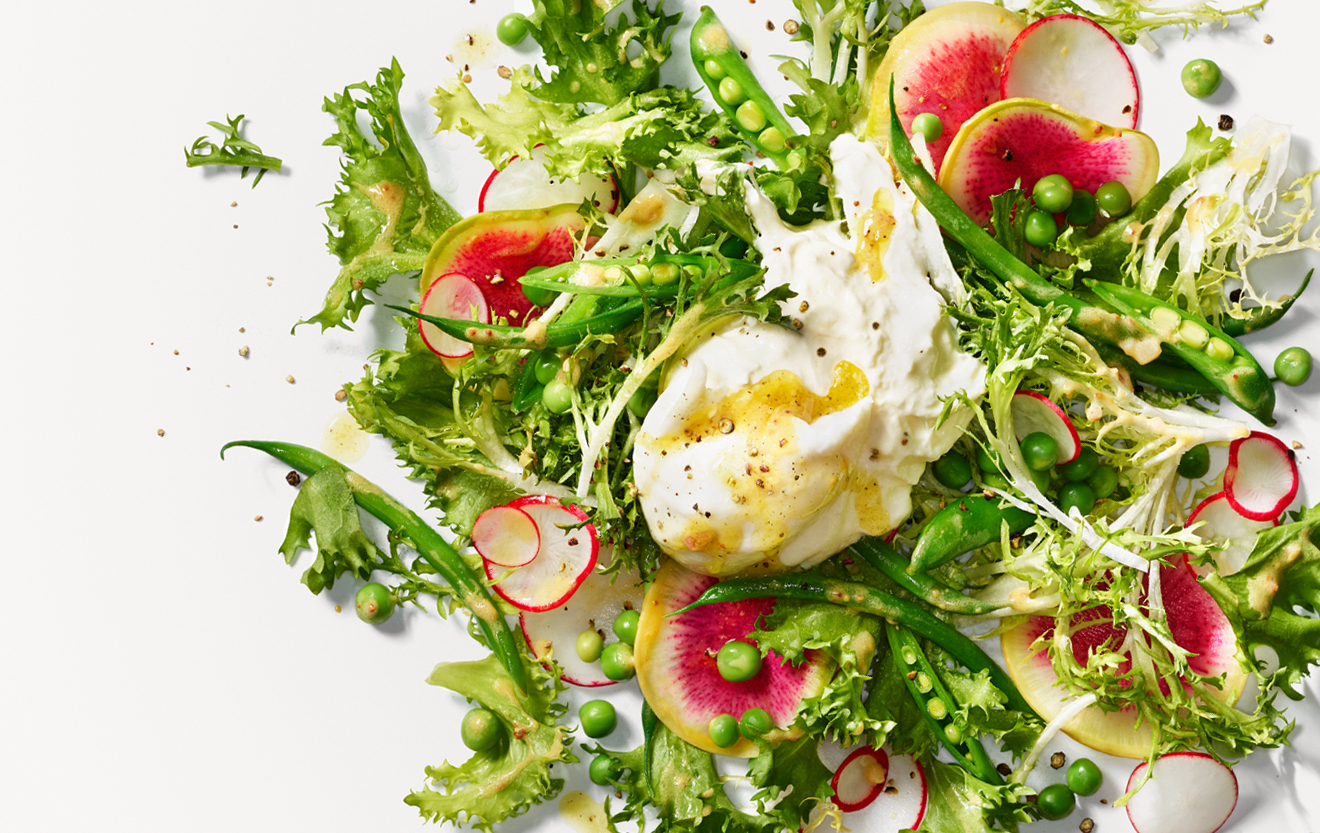 Recipe: <!-- -->Burrata Salad with Radishes and Peas<!-- --> | Whole Foods Market
