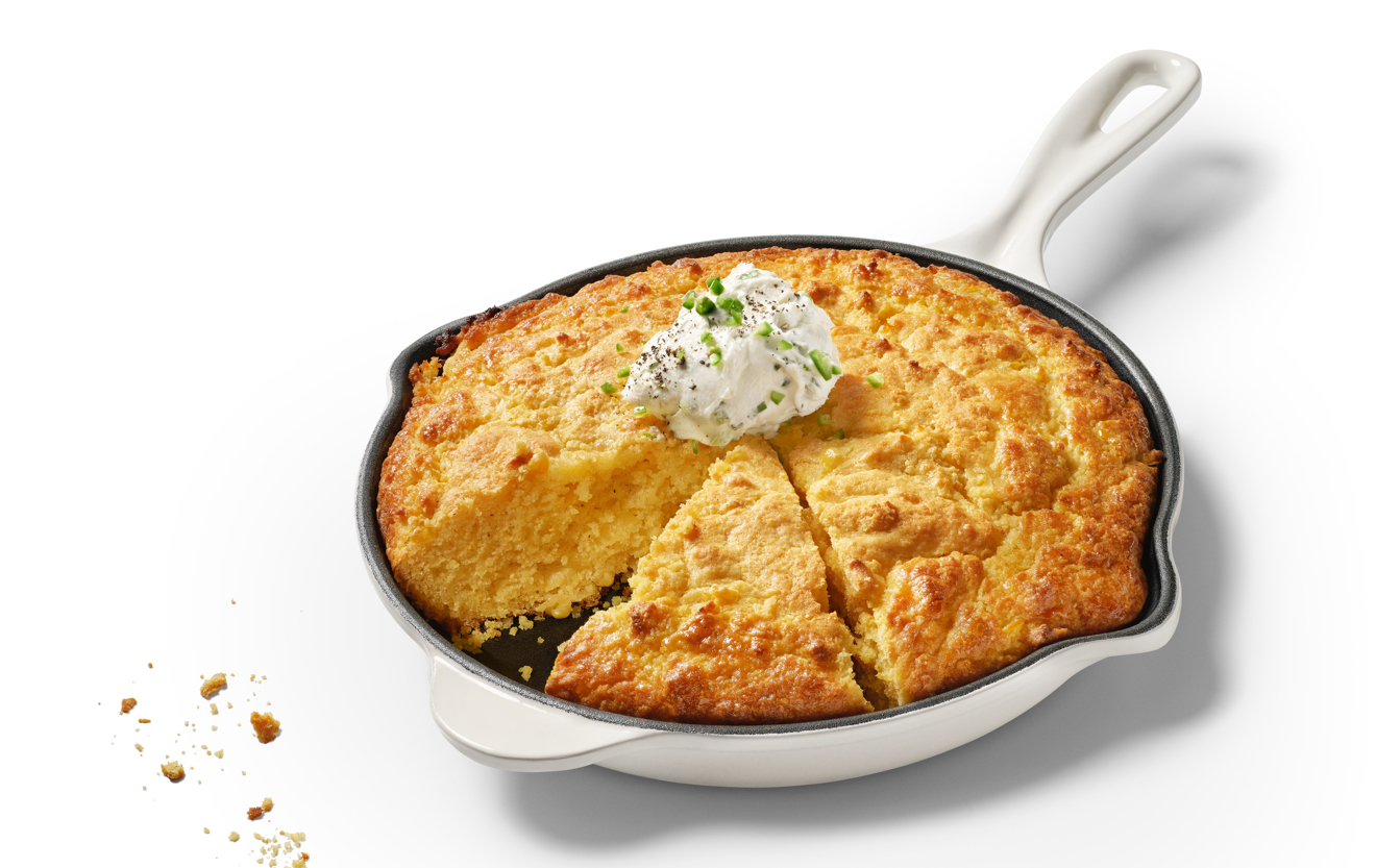 Recipe GlutenFree Skillet Cornbread with Whipped Goat Cheese Whole
