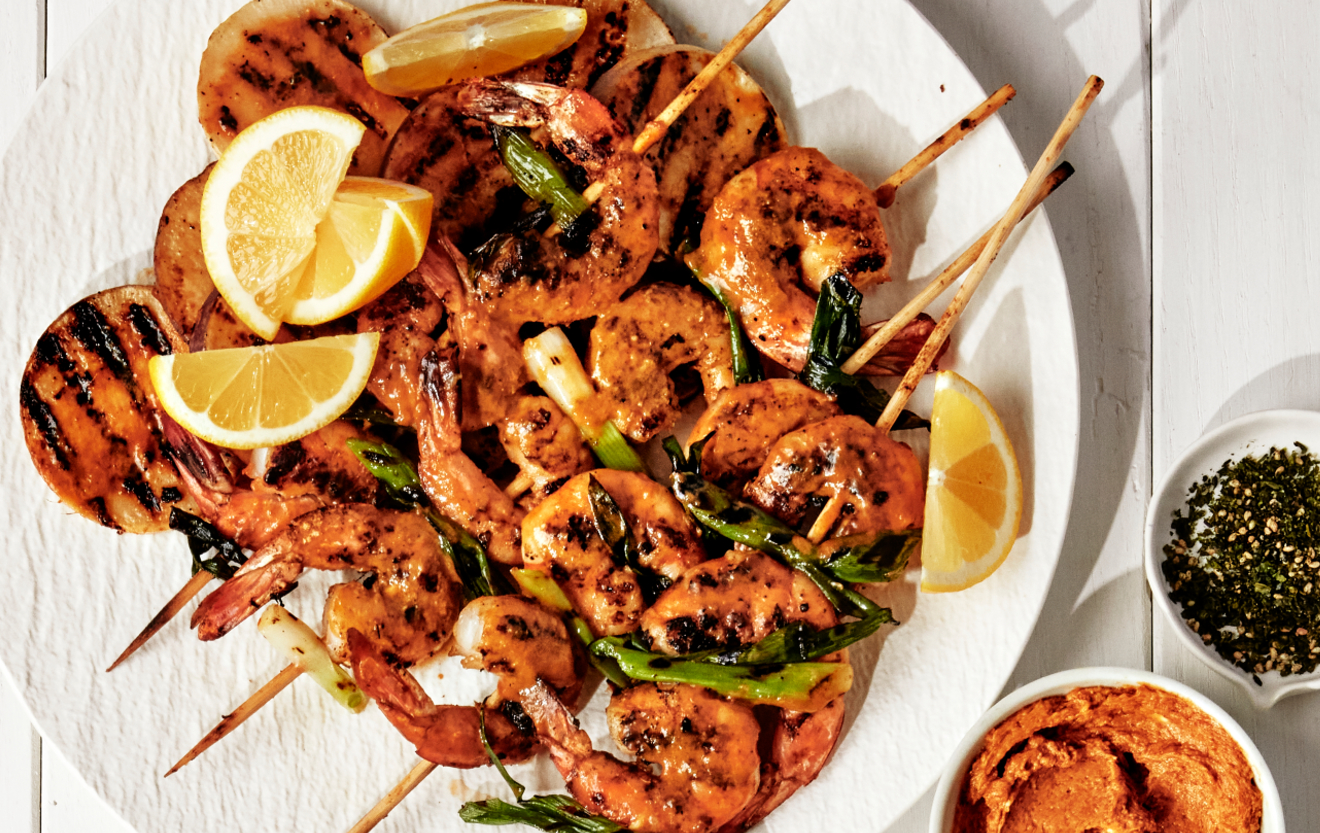 Recipe: <!-- -->Grilled Shrimp and Turnips with Miso-Ginger Butter<!-- --> | Whole Foods Market