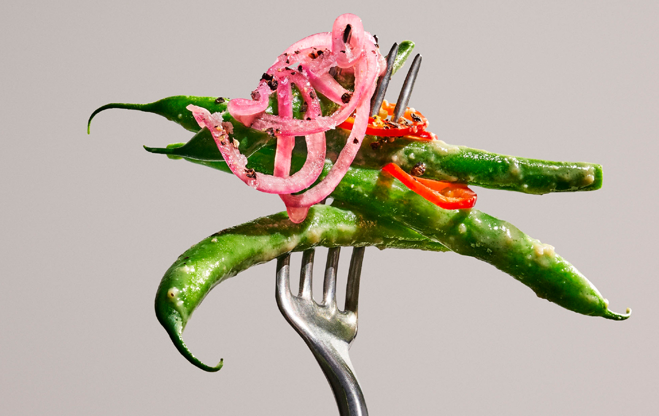 Recipe: <!-- -->Haricots Verts with Pickled Shallots<!-- --> | Whole Foods Market