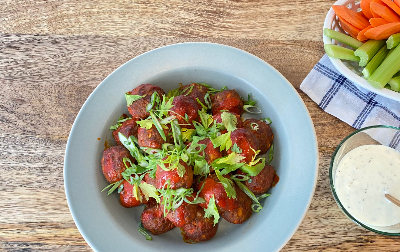 Recipe: <!-- -->Truffalo Buffalo Meatballs <!-- --> | Whole Foods Market