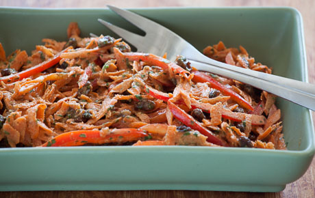 Recipe: <!-- -->Carrot Salad with Almond Butter Dressing<!-- --> | Whole Foods Market
