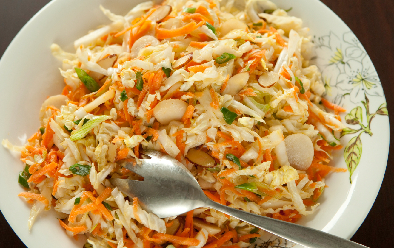 Recipe: <!-- -->Napa Cabbage Coleslaw with Miso Dressing<!-- --> | Whole Foods Market