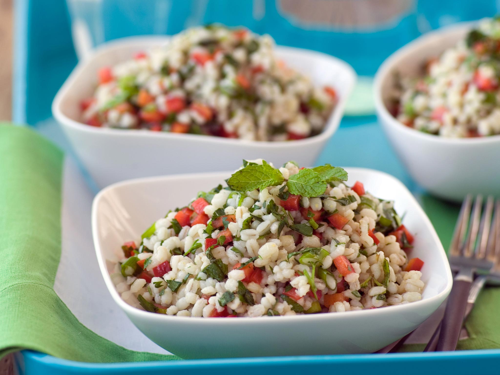 Recipe: <!-- -->Barley Salad with Fresh Mint<!-- --> | Whole Foods Market