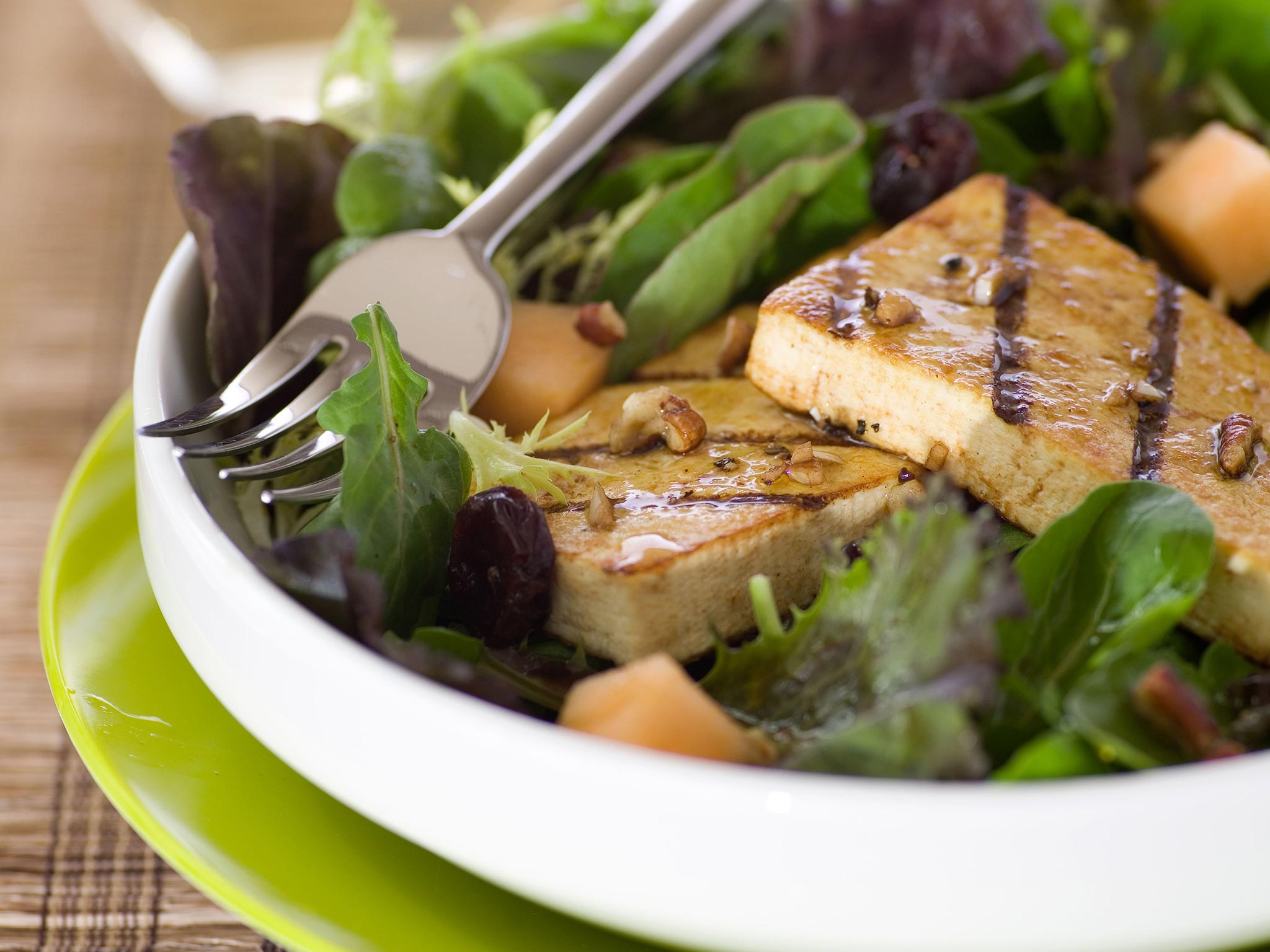 Recipe: <!-- -->Grilled Tofu and Melon Salad<!-- --> | Whole Foods Market