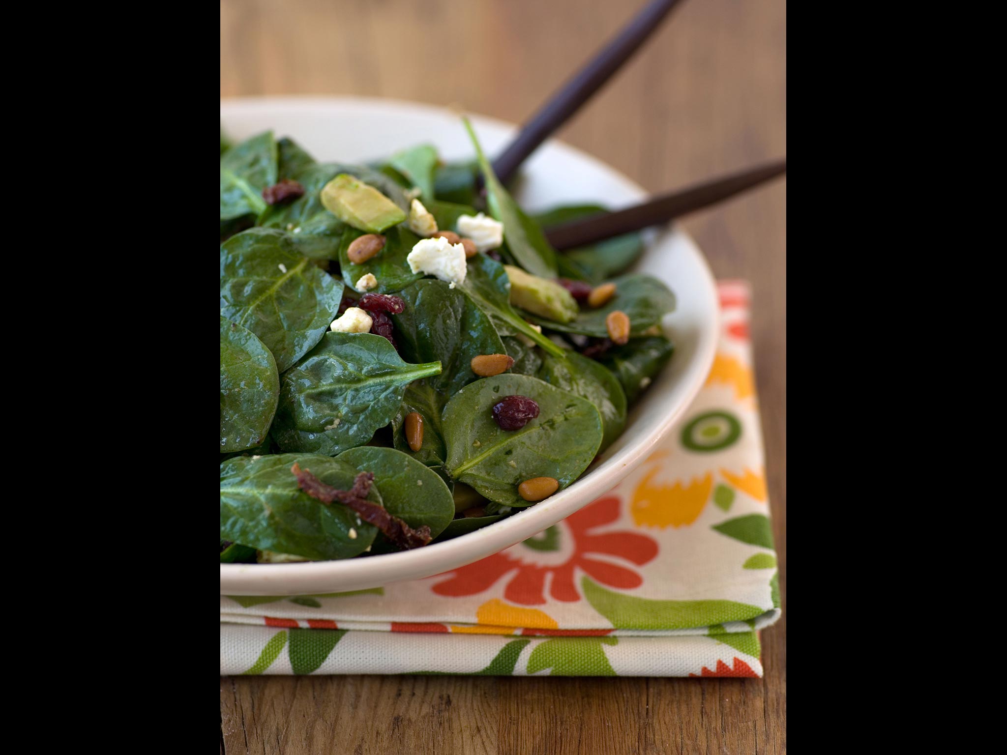 Recipe SunDried Tomato and Spinach Salad with Feta Whole Foods Market