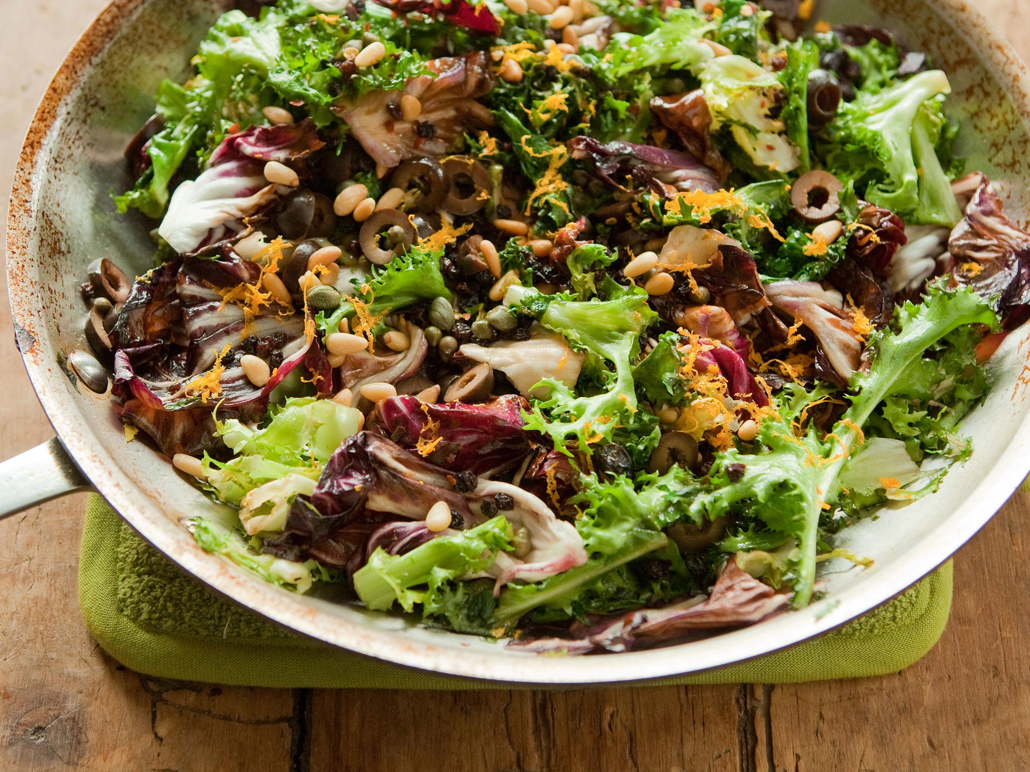 Recipe: <!-- -->Warm Winter Greens Salad<!-- --> | Whole Foods Market