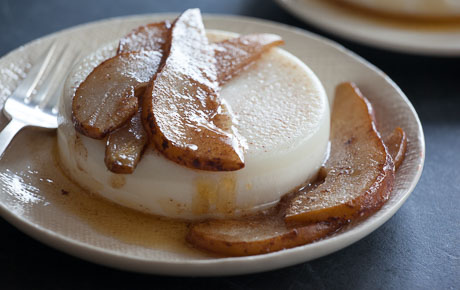 Recipe: <!-- -->Eggnog Panna Cotta with Spiced Pears<!-- --> | Whole Foods Market