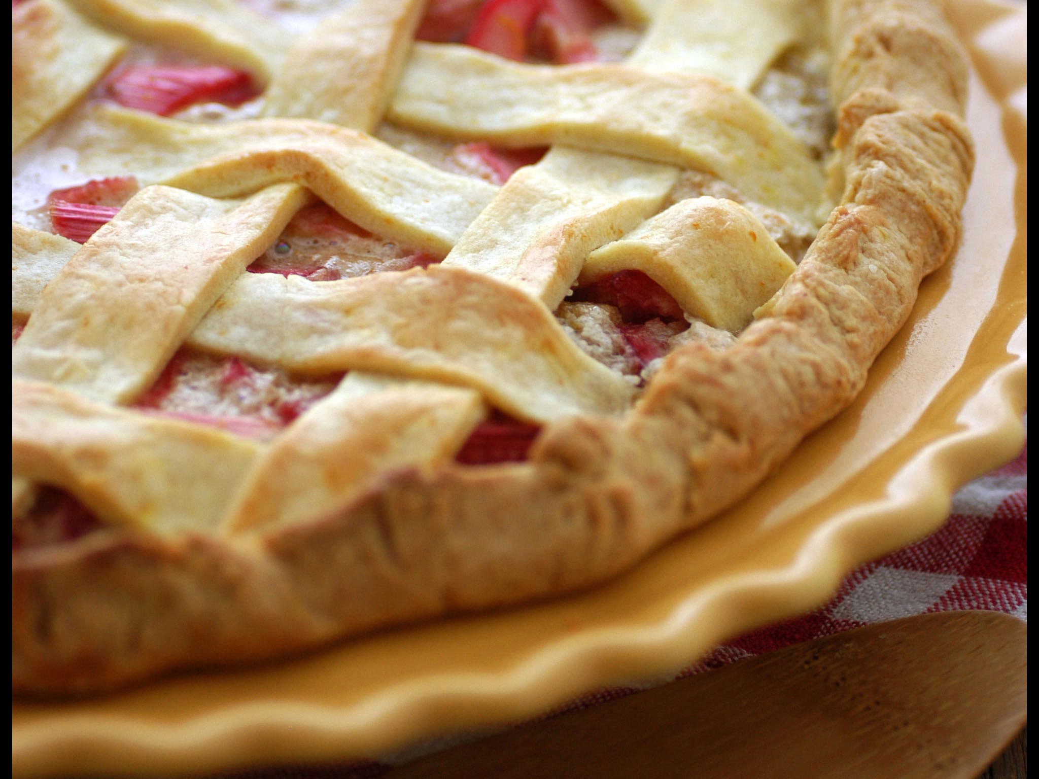 Recipe Rhubarb Pie with Orange Crust Whole Foods Market