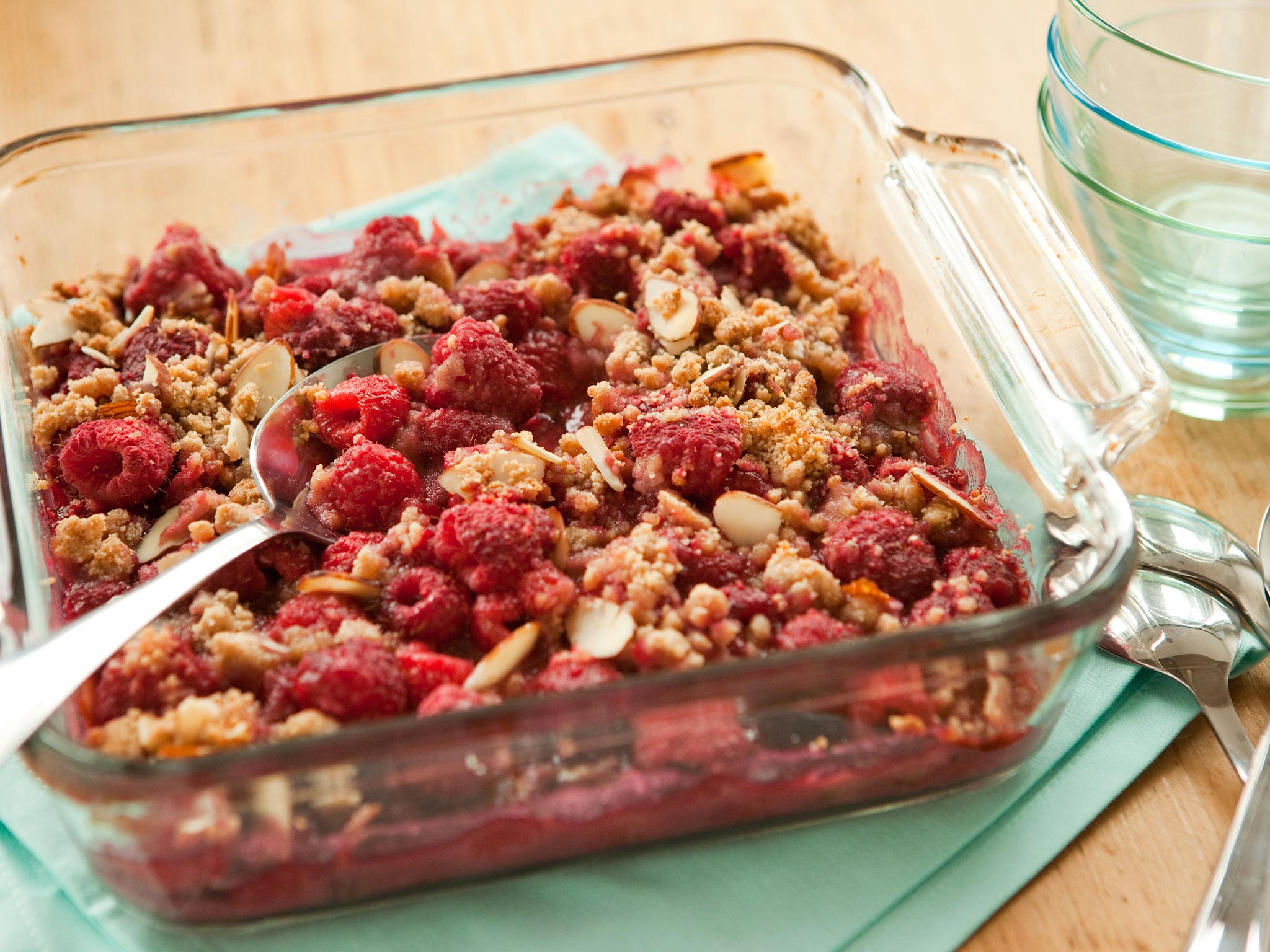 Recipe: <!-- -->Raspberry-Almond Crumble<!-- --> | Whole Foods Market