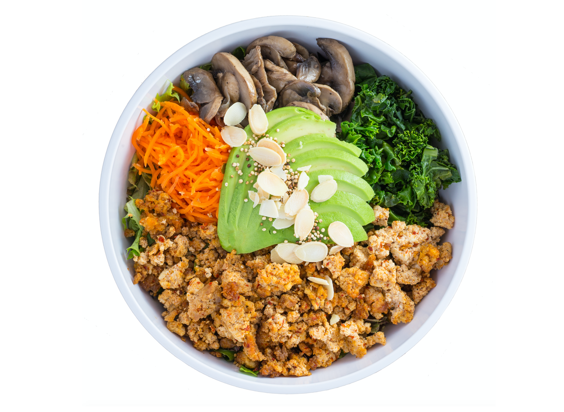 bowl with vegetables and protein