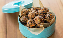 Carrot walnut cookies