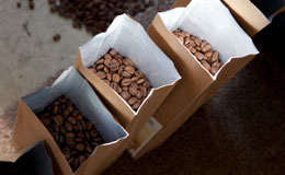 coffee beans from local supplier