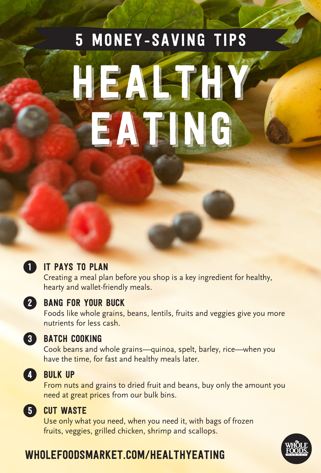 Money Saving Tips For Healthy Eating Whole Foods Market inside healthy food tips intended for your reference